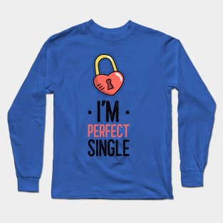 T-Shirt Single and Happy Long Sleeve T-Shirt